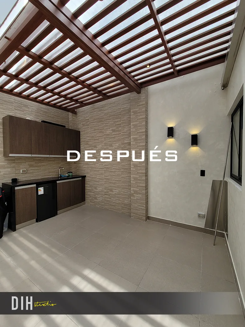 Terraza EriCab terminada por DIH Studio