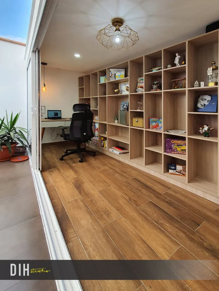 GreArm oficina O10 — proyecto de Construcción de DIH Studio