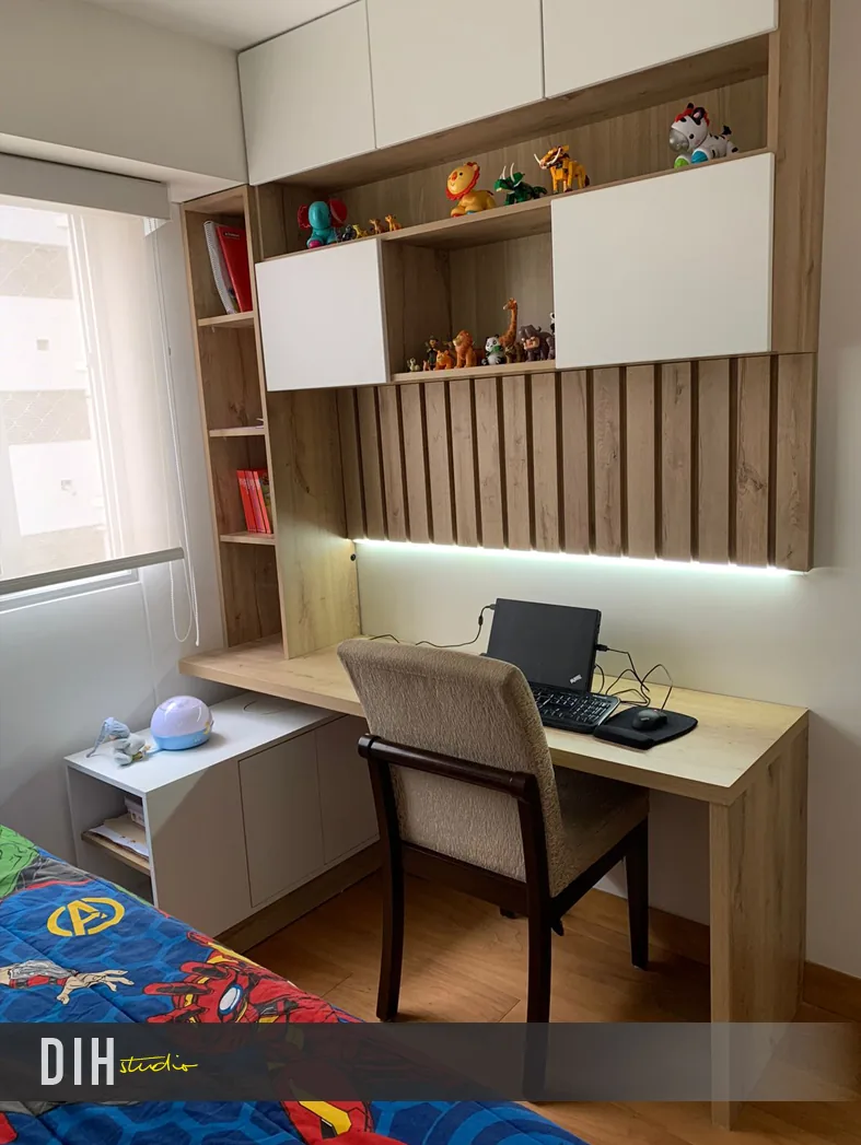 KatSan habH1 — proyecto de Habitación niños_jóvenes de DIH Studio
